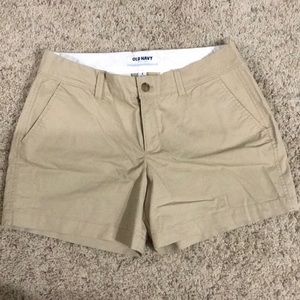 Old Navy Tan Shorts. Size 4.